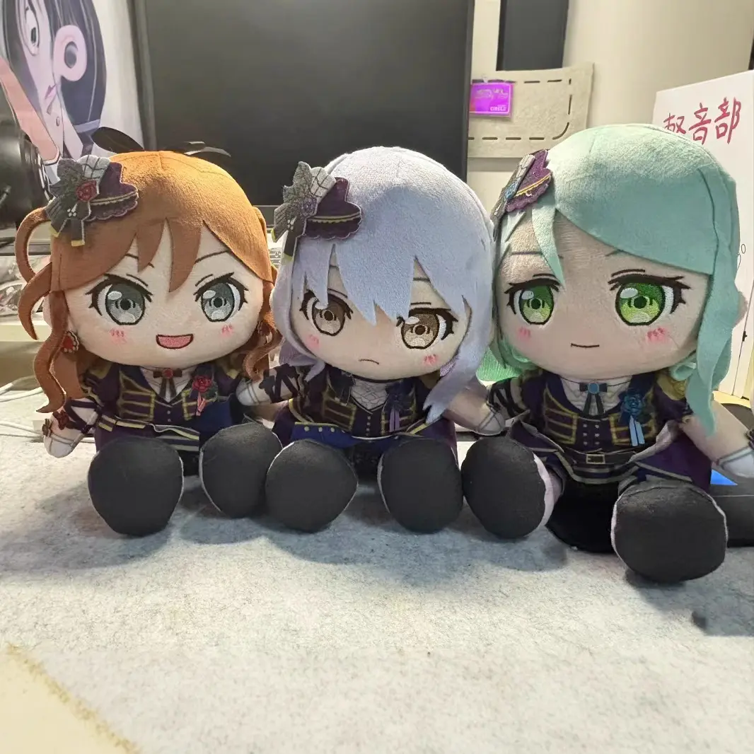 Roselia Anime Doll Cute Lisa Imai Cotton Plush Toy Sayo Hikawa Ako Udagawa Bang Dream Bandori 2D Merch Collectible Figure