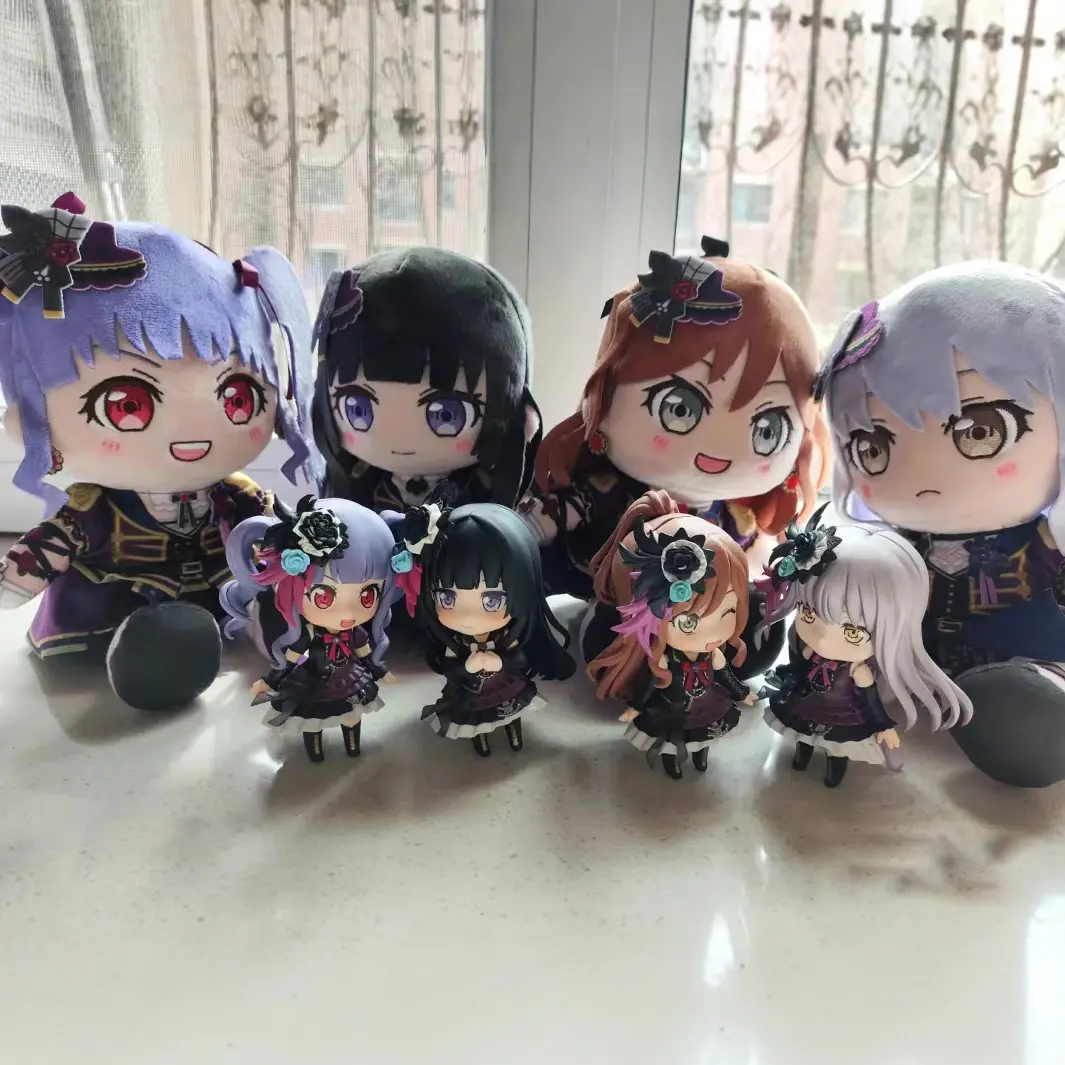 Roselia Anime Doll Cute Lisa Imai Cotton Plush Toy Sayo Hikawa Ako Udagawa Bang Dream Bandori 2D Merch Collectible Figure