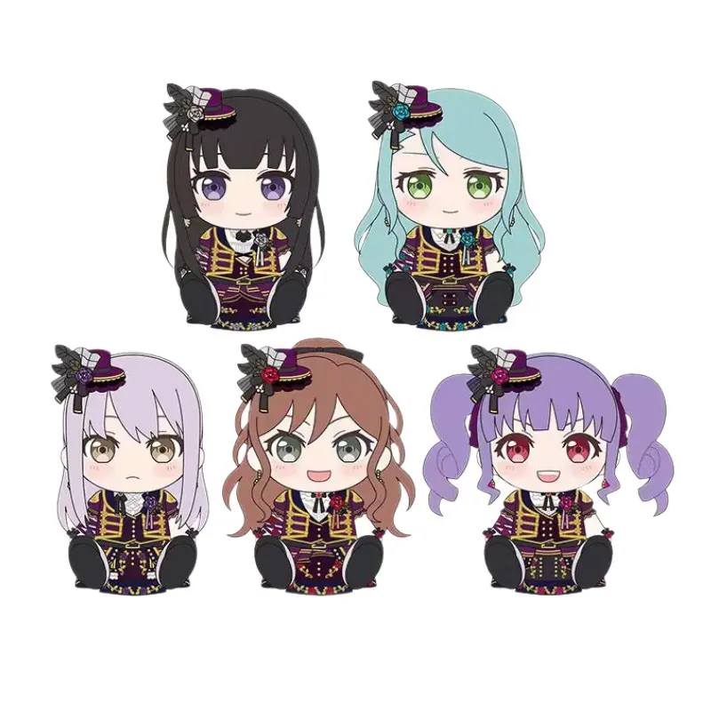 Roselia Anime Doll Cute Lisa Imai Cotton Plush Toy Sayo Hikawa Ako Udagawa Bang Dream Bandori 2D Merch Collectible Figure