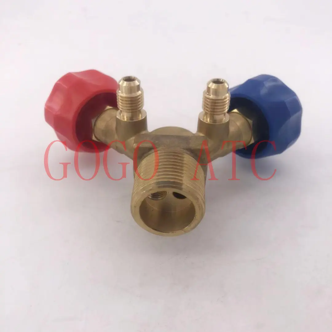 Special cylinder valve for recycling and filling/high and low pressure claw valve/explosion-proof refrigerant bottle mouth valve
