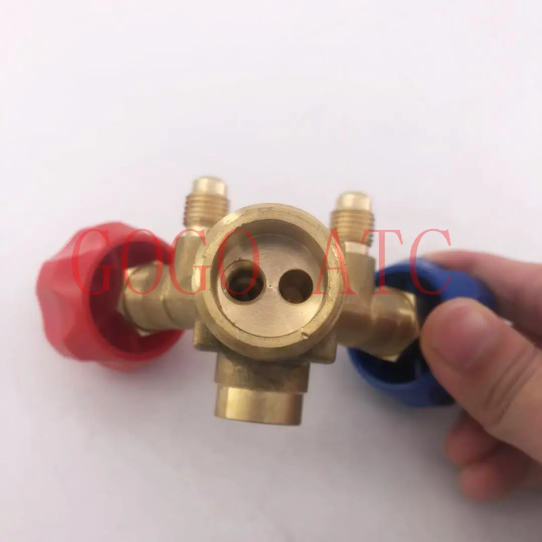 Special cylinder valve for recycling and filling/high and low pressure claw valve/explosion-proof refrigerant bottle mouth valve