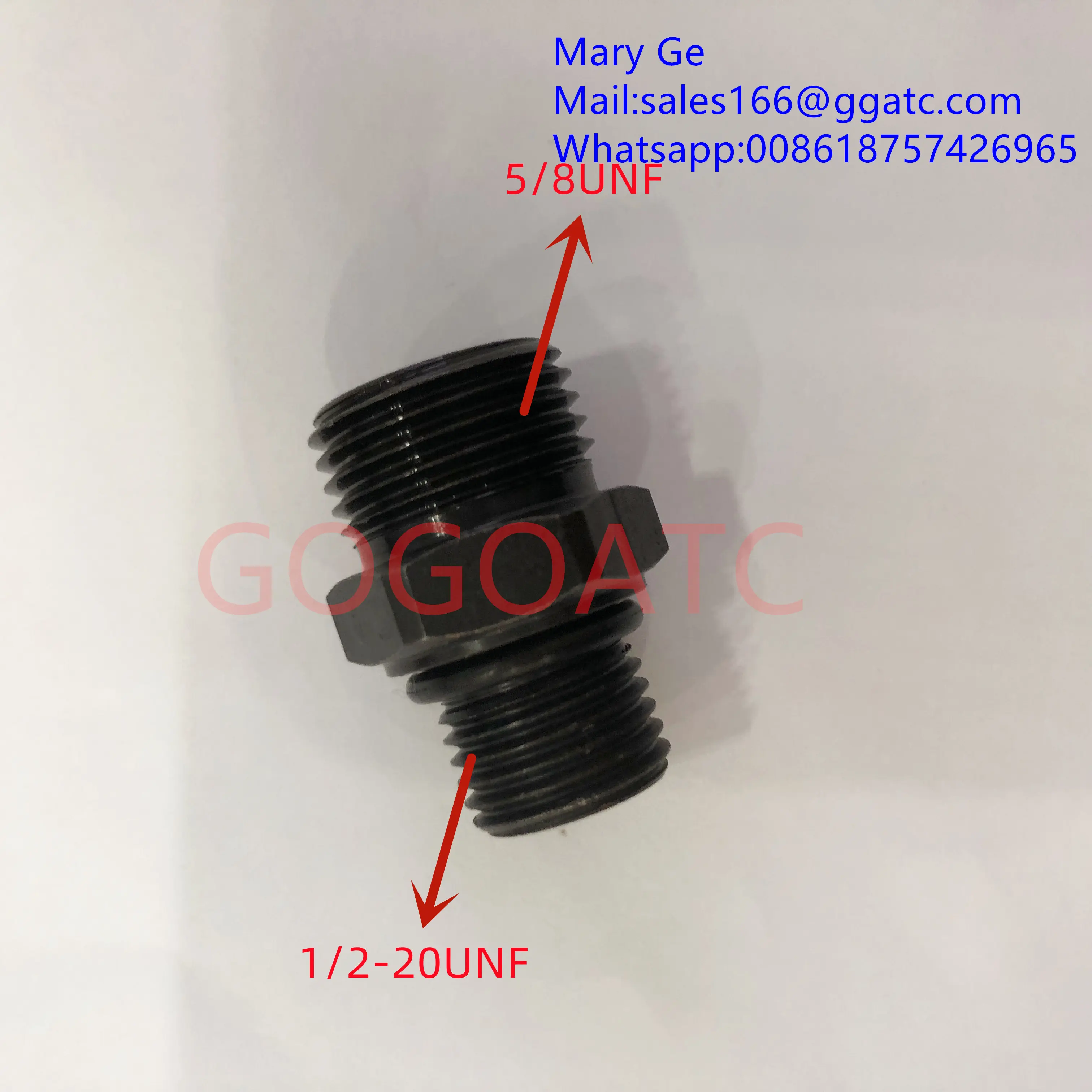 Hydraulic accumulator special inflatable valve gas nozzle UNF5/8 nitrogen gas nozzle