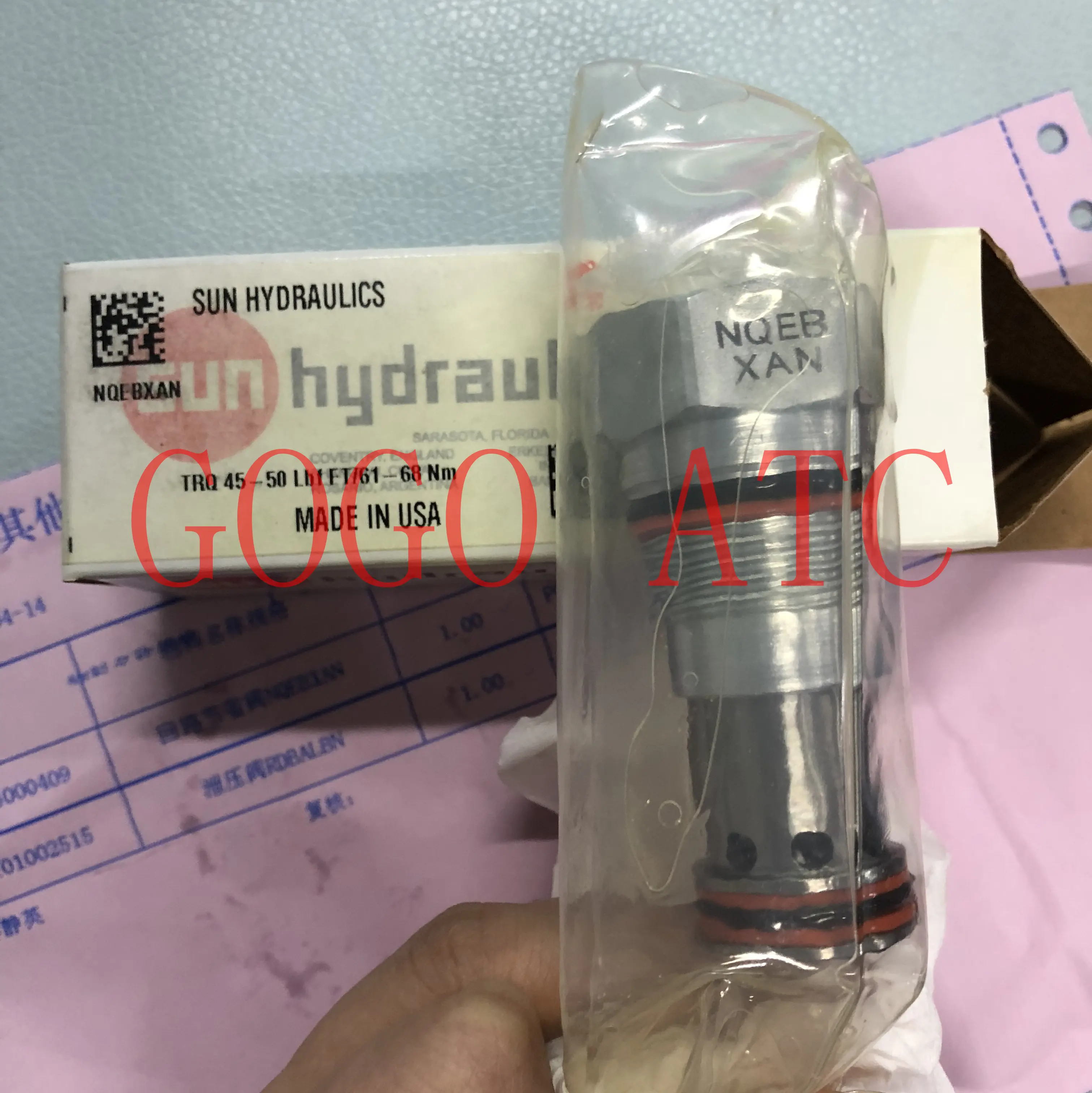 SUN Hydraulics cartridge valve threaded balance valve CBCG-LJN CBCALHN PPDB RPCC CBCH-LCN hydraulic valve