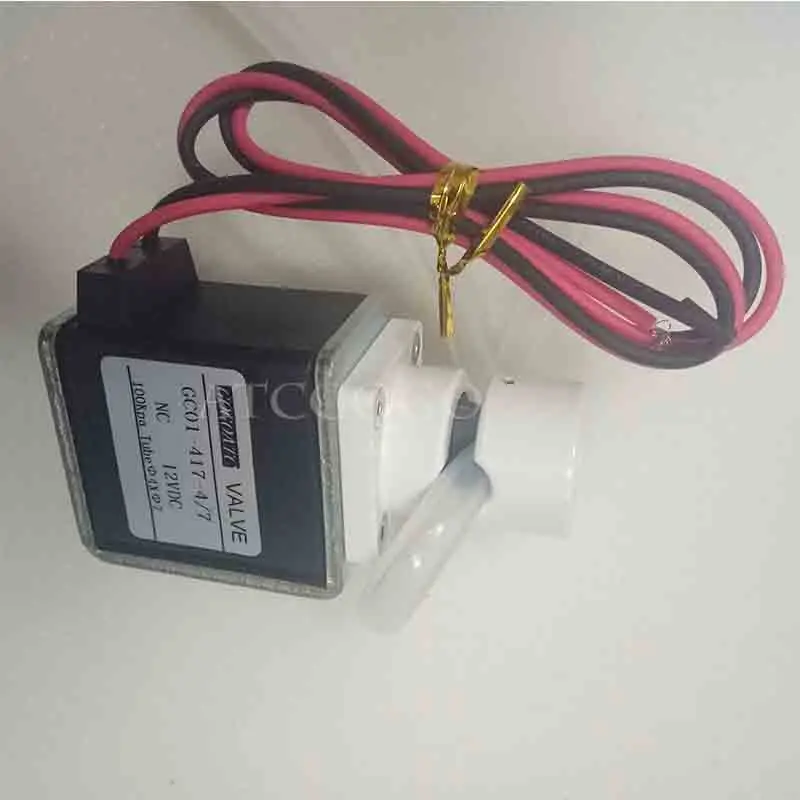 Two-way NC Normal Closed low pressure Solenoid pinch valve  tube size 2way NC I.D 4mm*O.D6mm