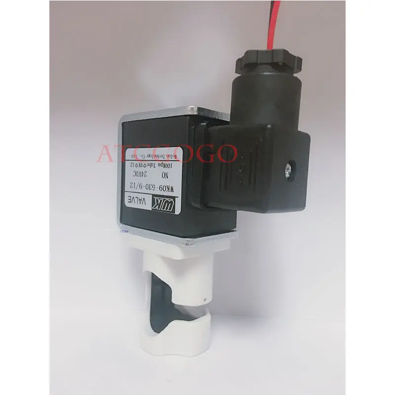 one size open Normally open Solenoid Pinch Valve 12VDC/24VDC tube size