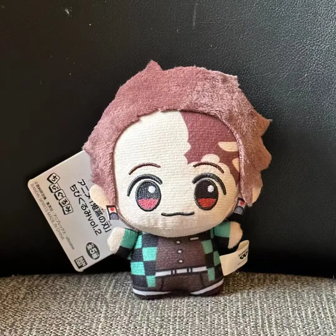New 10cm Anime Demon Slayer Tomioka Giyu Kamado Tanjirou Kamado Nezuko Agatsuma Zenitsu Shinazugawa Genya Plush Toy Doll Gift