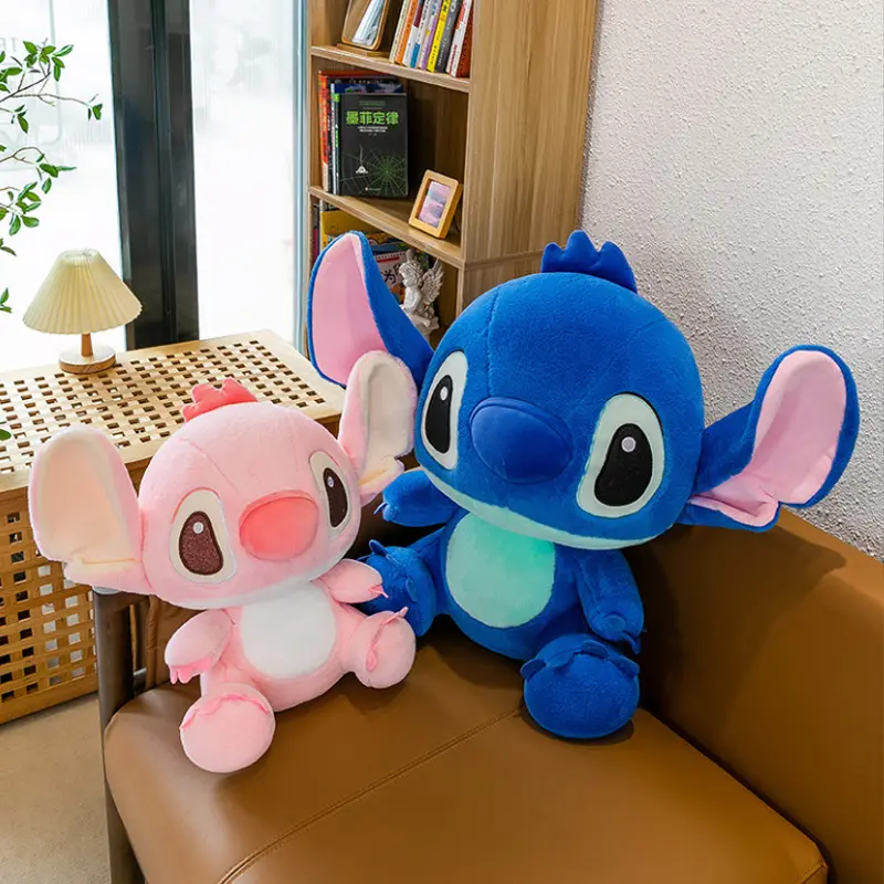 Disney Plush Doll Stitch Lilo Doll Cute Duck Stitch Plush Stuffed Toy Christmas Children's Birthday Gift Kawaii Decoration Toys