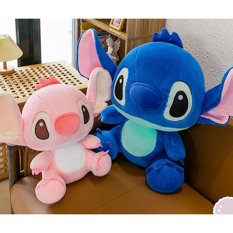 Disney Plush Doll Stitch Lilo Doll Cute Duck Stitch Plush Stuffed Toy Christmas Children's Birthday Gift Kawaii Decoration Toys