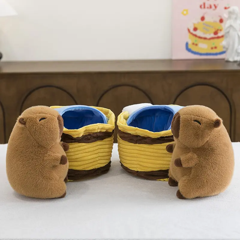 Take a Shower Capybara Plush Toy Stuffed Animals Pillow Hugging Toy Creative Trick Home Decor Play House for Kids Birthday Gifts