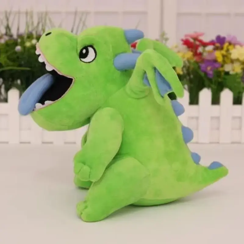 25-36CM Bandai Tribal Flying Plush Dragon Baby Royal Revenge Rolling Wood Doll Stuffed Animal Pillow Conflict War Toy Model