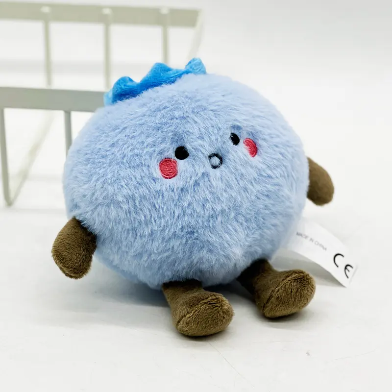 14cm Cute Blueberry Plush Toy Movie Stuffed Animal Fruit Series Plush Doll Cute Baby Sleeping Companion Room Decor Birthday Gift