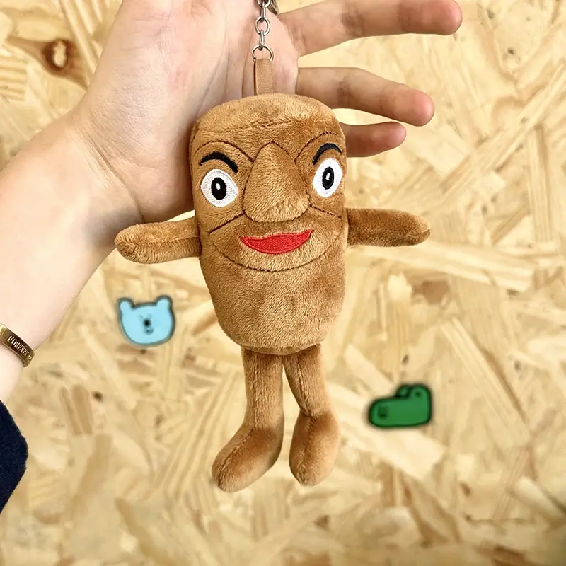 Brainrot Plush Toy Keychain Tung Sahur Cartoon Crocodilo Shimpanzini Decorative Doll Tralalero Tralala Figures Bananini Gift Toy