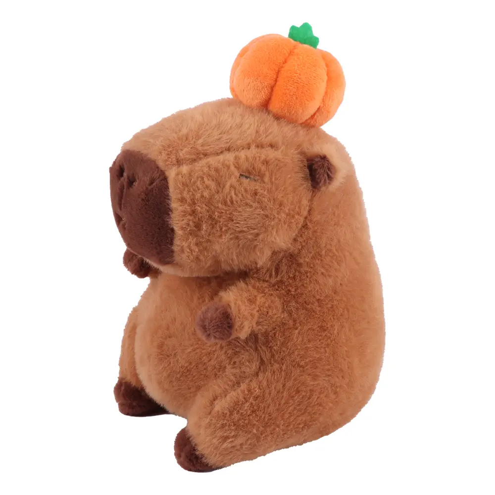 Halloween Pumpkin Kapibala Capybara Plush Toy Cute Doll Boys Girls Anime Plush Doll Soft Plush Anime Cartoon Halloween Xmas Gift