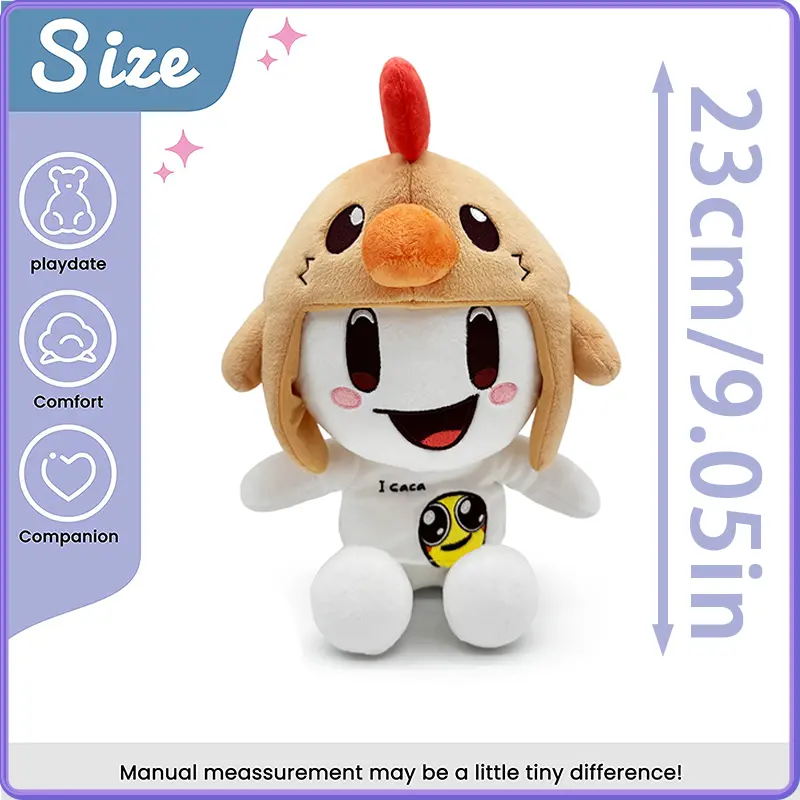 Kawaii PMdamiann Plush Toy Stuffed Animals Chicken-headed Doll Anime Figure Peripherals Collection Home Decor Kids Birthday Gift