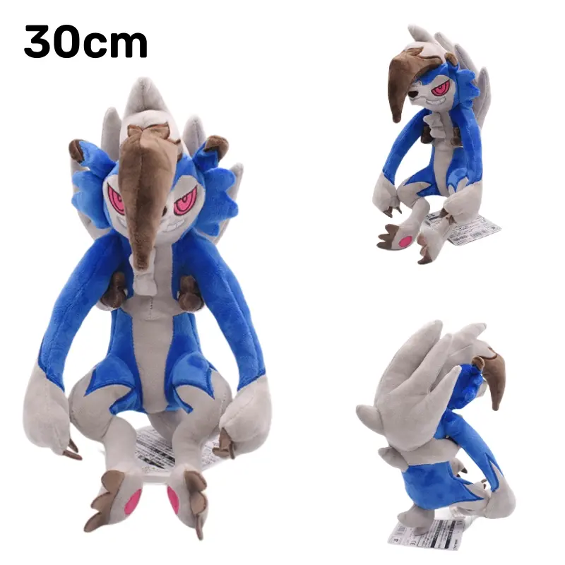 Pokemon Plush Toy Anime Character Dolls CharizardX&Y Eevee Greninja Lucanroc Lucario Rayquaza Gyarados Children's Plush Toy