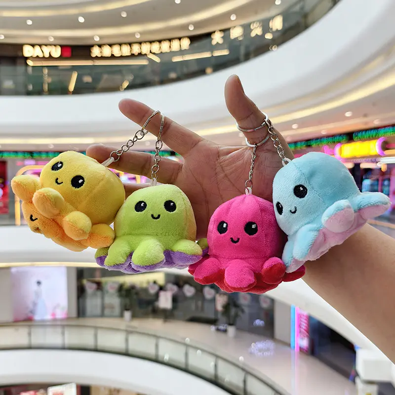 Cute Octopus Plush Toy Creative Interesting Small Gift Doll Keychain Plush Punch Toy