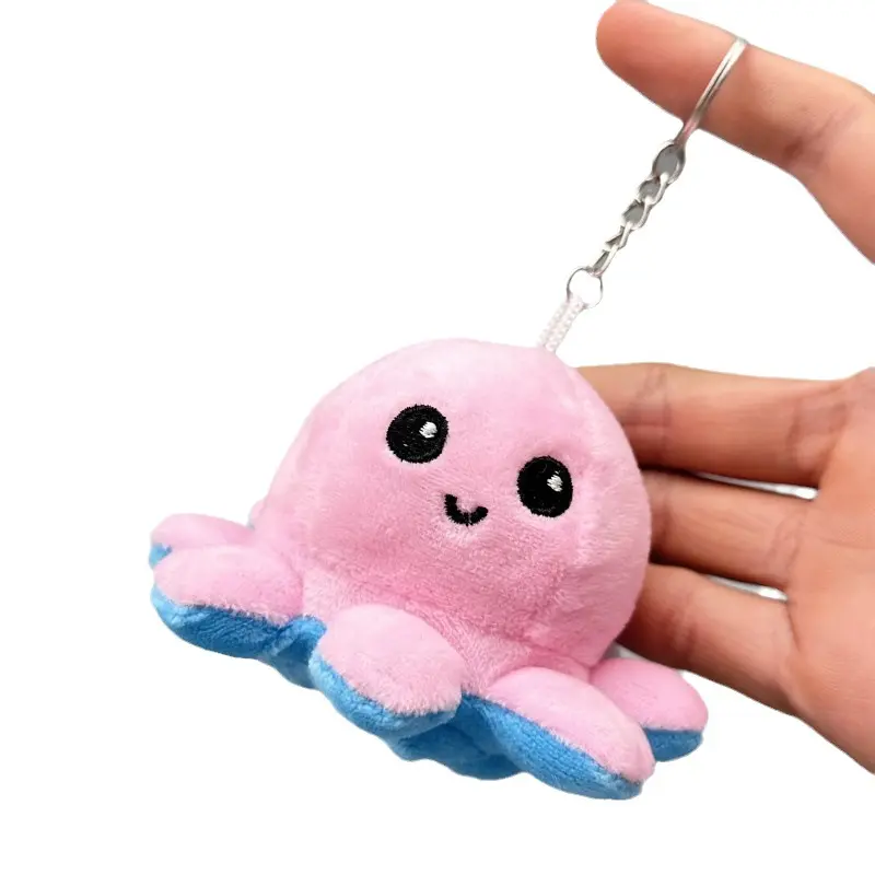 Cute Octopus Plush Toy Creative Interesting Small Gift Doll Keychain Plush Punch Toy