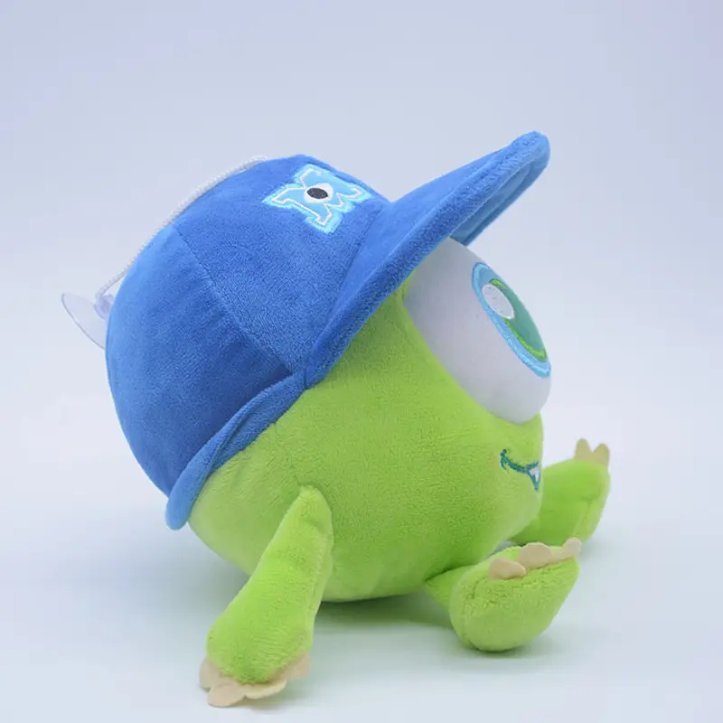20cm Monsters University Mike Wazowski Disney Pixar Stuffed Toys Mr.Q Plush Kawaii Anime Birthday Gift For Kids 2 To 4 Years Old