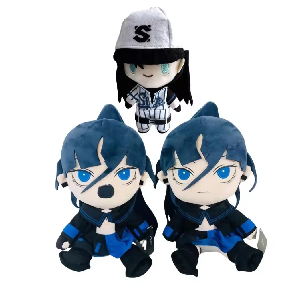 New Ado Hibana Plush Doll Anime Cartoon Virtual Singer Kimono Girl Stuffed Toy Kawaii Bedroom Pillow Decoration Birthday Gifts