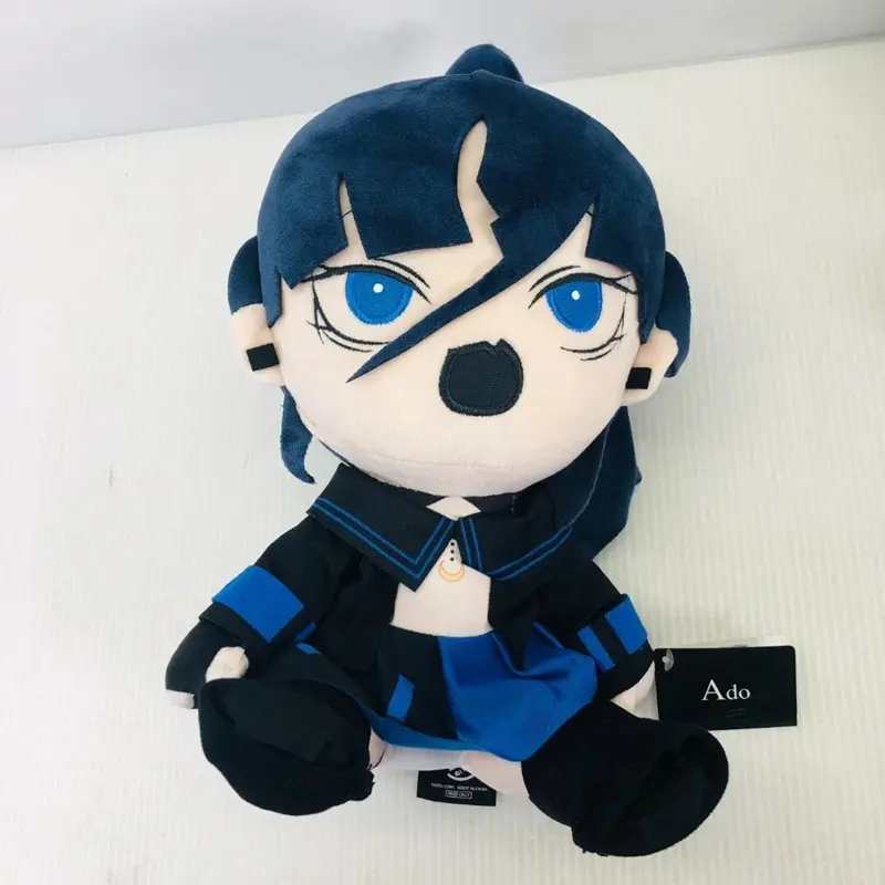 New Ado Hibana Plush Doll Anime Cartoon Virtual Singer Kimono Girl Stuffed Toy Kawaii Bedroom Pillow Decoration Birthday Gifts
