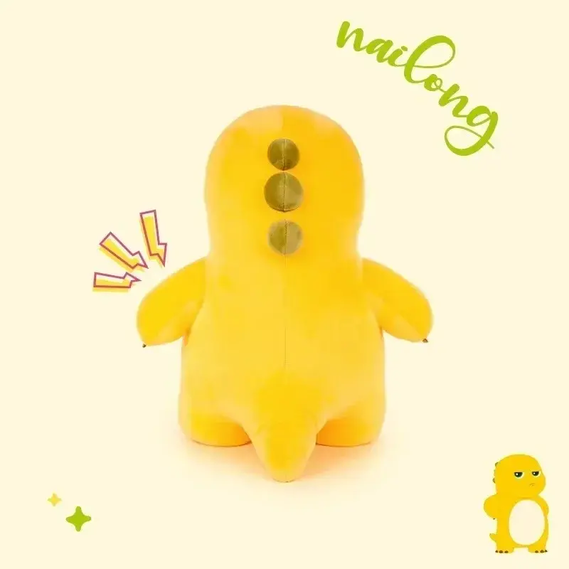 Kawaii Anime Cartoon Little Milk Dragon Doll Cute Dinosaur Stuffed Plush Toy Cute Doll Giving Girls Sleeping Pillow Gift