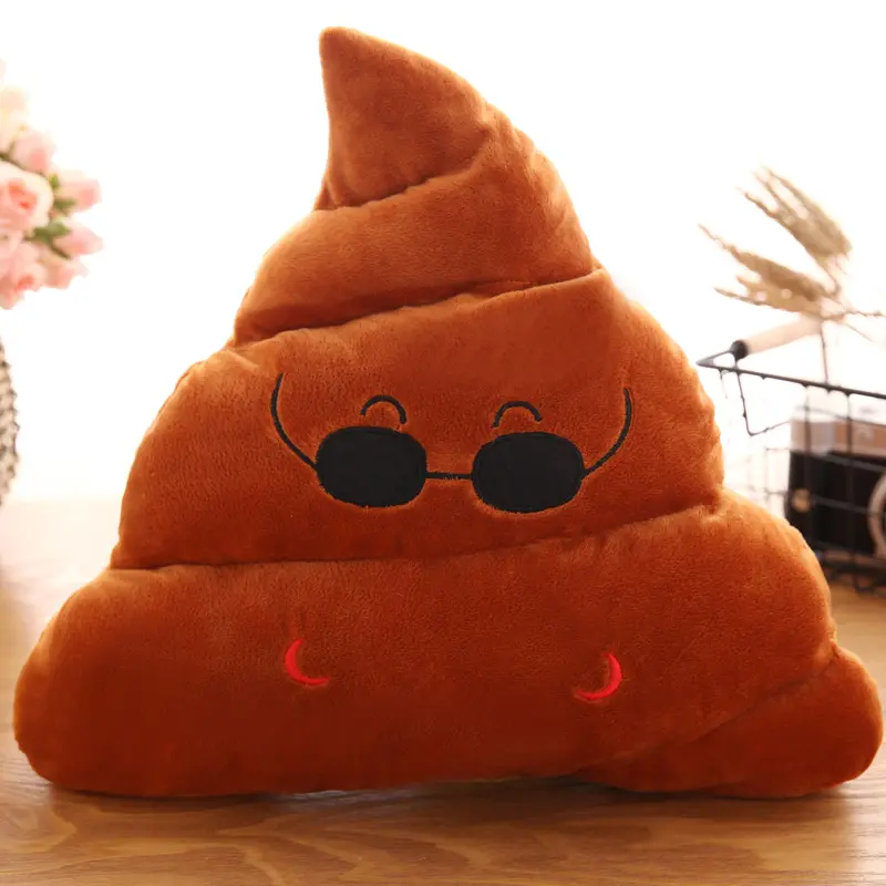 20cm Cartoon New Expression Poo Plush Toys Cute Funny Quirky Funny Poop Cushion Children Plush Toy