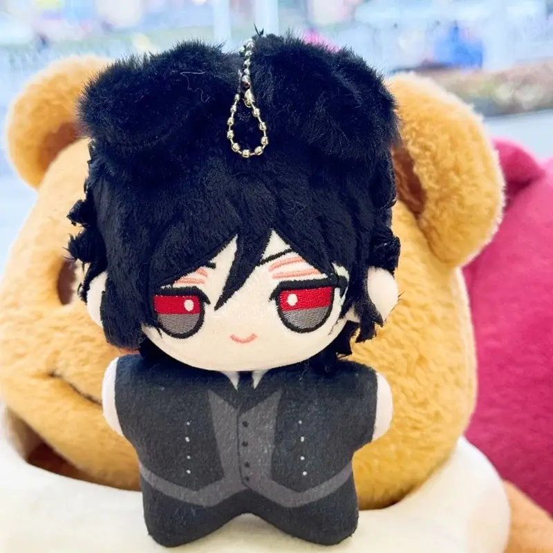 Black Butler Plush Pendant Toy Sebastian Michaelis Ciel Phantomhive Stuffed Cotton Doll Backpack Bag Keychain Soft Figure Gifts