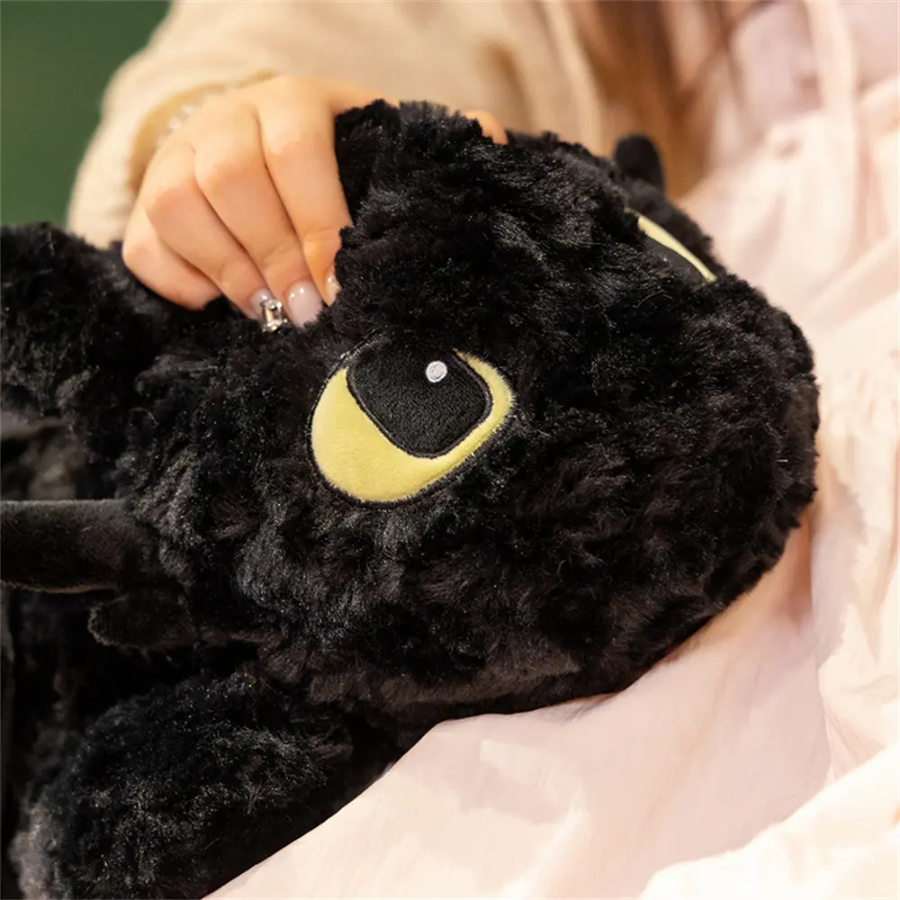 Dragon Plushie Kawaii Toothless Dragon Plush Toy Pillow Fluffy Comfortable Feel Stuffed Animals Dragon Kids Toy Birthday Gift