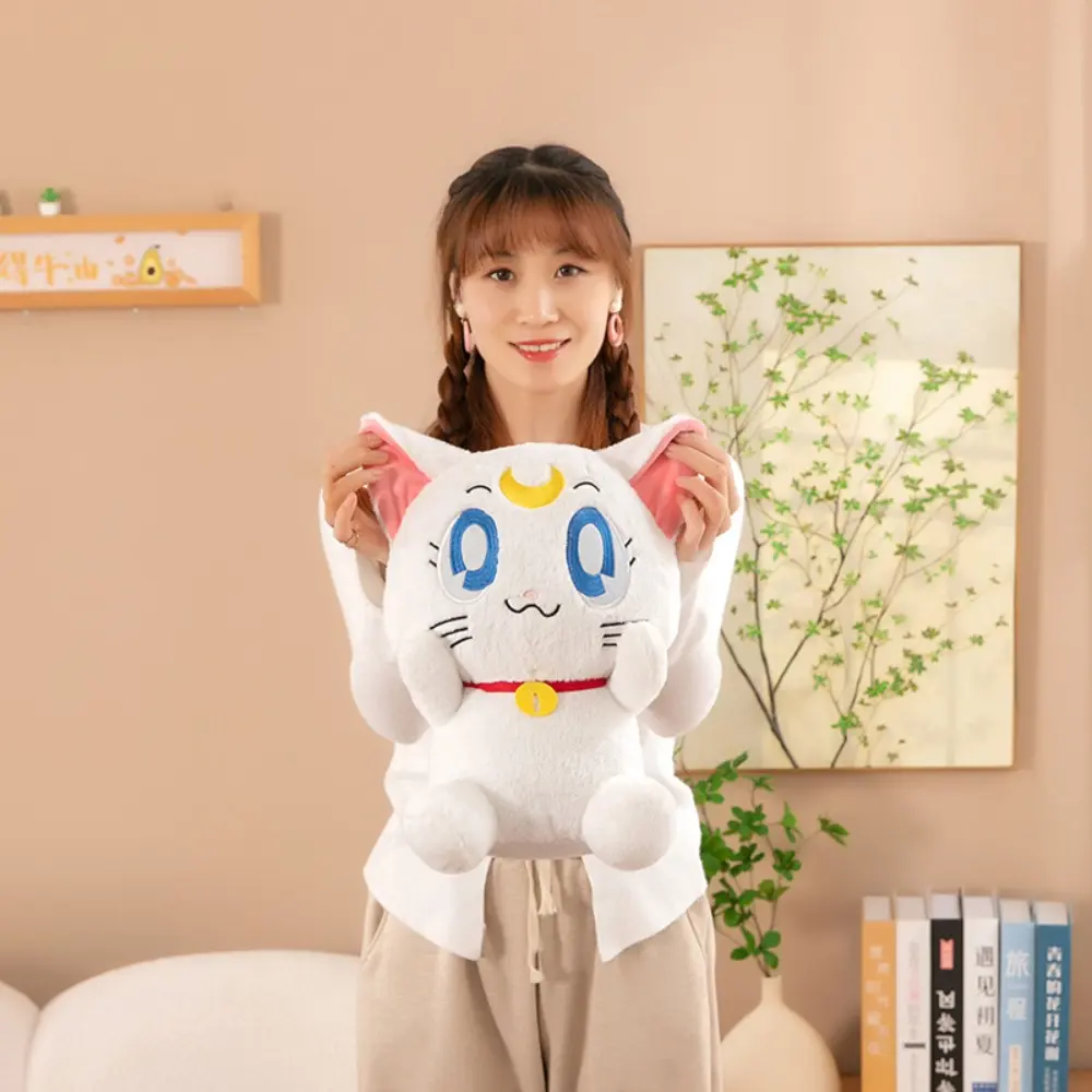 MINISO Beautiful Girl Moon Cat Plush Toys Gift Pendants Accessories Cute Creative Dolls Suitable for Kids Gifts