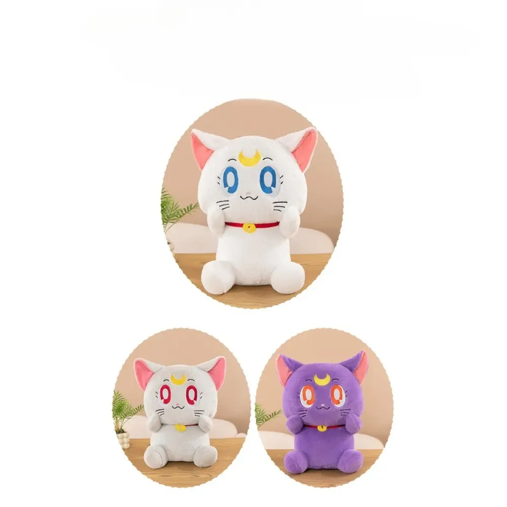 MINISO Beautiful Girl Moon Cat Plush Toys Gift Pendants Accessories Cute Creative Dolls Suitable for Kids Gifts