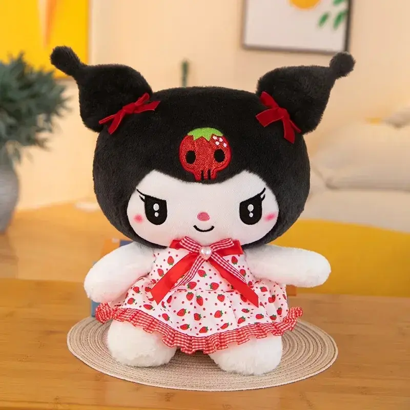 Sanrio Hello Kitty Plush Toy Anime Doll Kulomi Car Ornament Osmanthus Dog Melody Room Decoration Boys and Girls Holiday Gifts