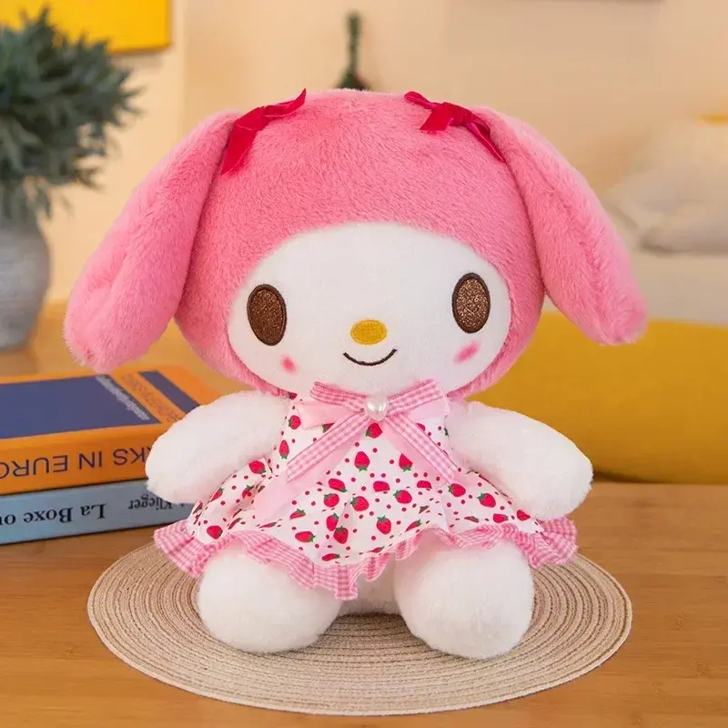 Sanrio Hello Kitty Plush Toy Anime Doll Kulomi Car Ornament Osmanthus Dog Melody Room Decoration Boys and Girls Holiday Gifts