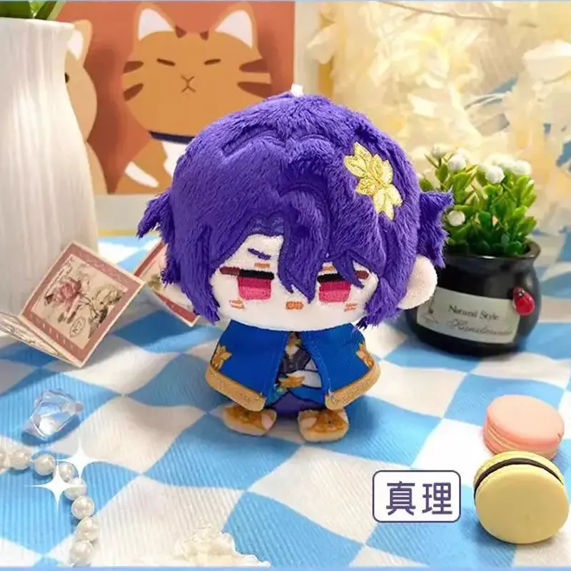 New 10cm Game Honkai: Star Rail Plush Aventurine Dr. Ratio Cute Plush Cartoon Blade Dolls Bag Pendant Keychain Gift