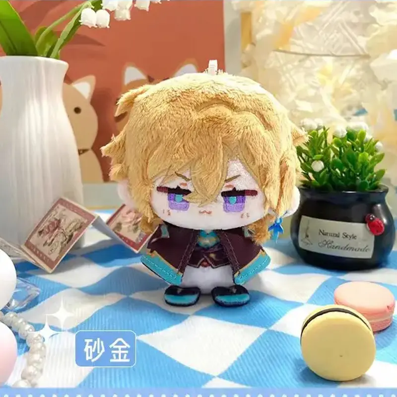 New 10cm Game Honkai: Star Rail Plush Aventurine Dr. Ratio Cute Plush Cartoon Blade Dolls Bag Pendant Keychain Gift