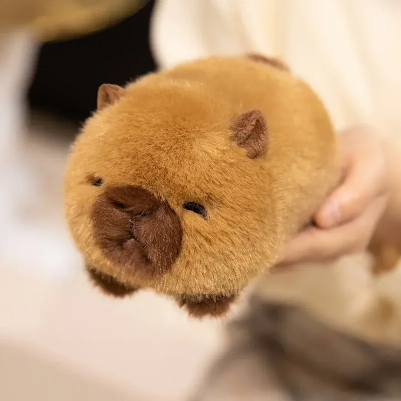 Cute Lying Animals Red Panda Fox Sloth Cat Soft Plush Dolls Stuffed Capybara Pig Plushie Baby Toys Gifts For Children