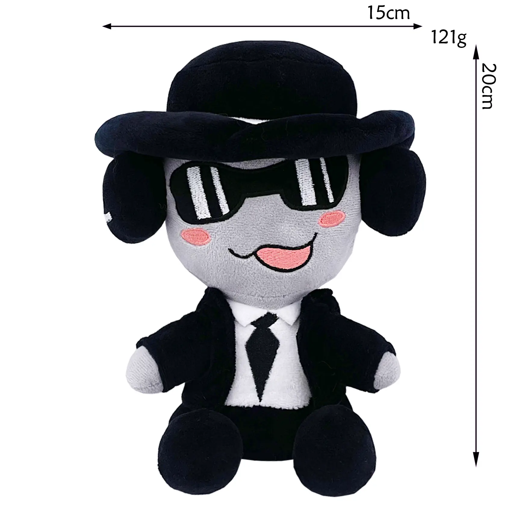20cm Plush Doll Cute Soft Toys Game Plushie Squeezable Adorable Plushie Game Peripheral Dolls for Kids Children Birthday Gift