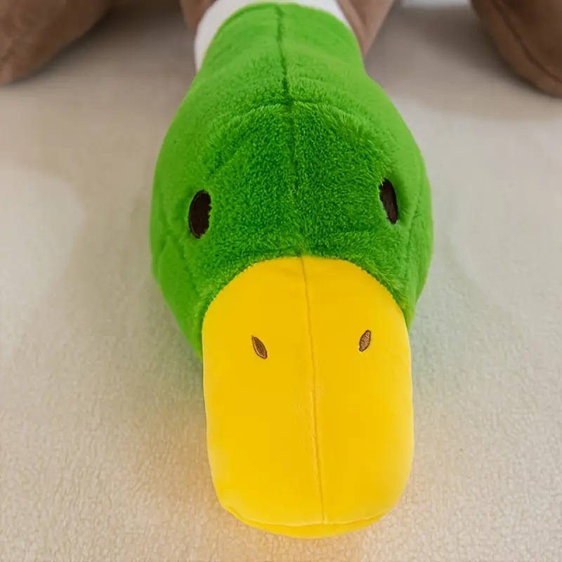 Duck Plush Toys Fluffy Sleep Pillow, Cute Animal Stuffed Swan Goose Soft Dolls Floor Mat