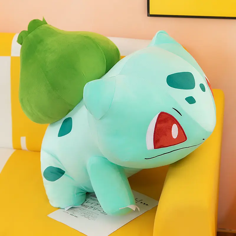 Big Size 45cm Pokemon Bulbasaur Plush Toys Cute Cartoon Plush Soft Stuffed Toy Dolls for Boy Girl Birthday Gifts