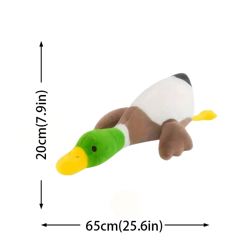 Duck Plush Toys Fluffy Sleep Pillow, Cute Animal Stuffed Swan Goose Soft Dolls Floor Mat
