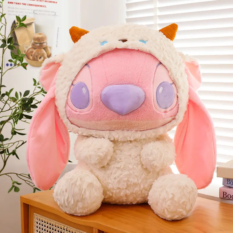 30cm Disney Lilo & Stitch Koala Stitch Sheep Angel Cartoon Plush Stuffed Toy Soft Throw Pillow Doll Room Decoration Holiday Gift