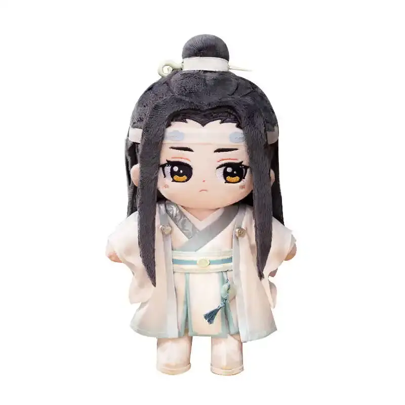 Minidoll Mo Dao Zu Shi Lan Wangji Plush Doll Stuffed Toy Plushies MDZS Grandmaster of Demonic Cultivation Figure Clothes 20cm