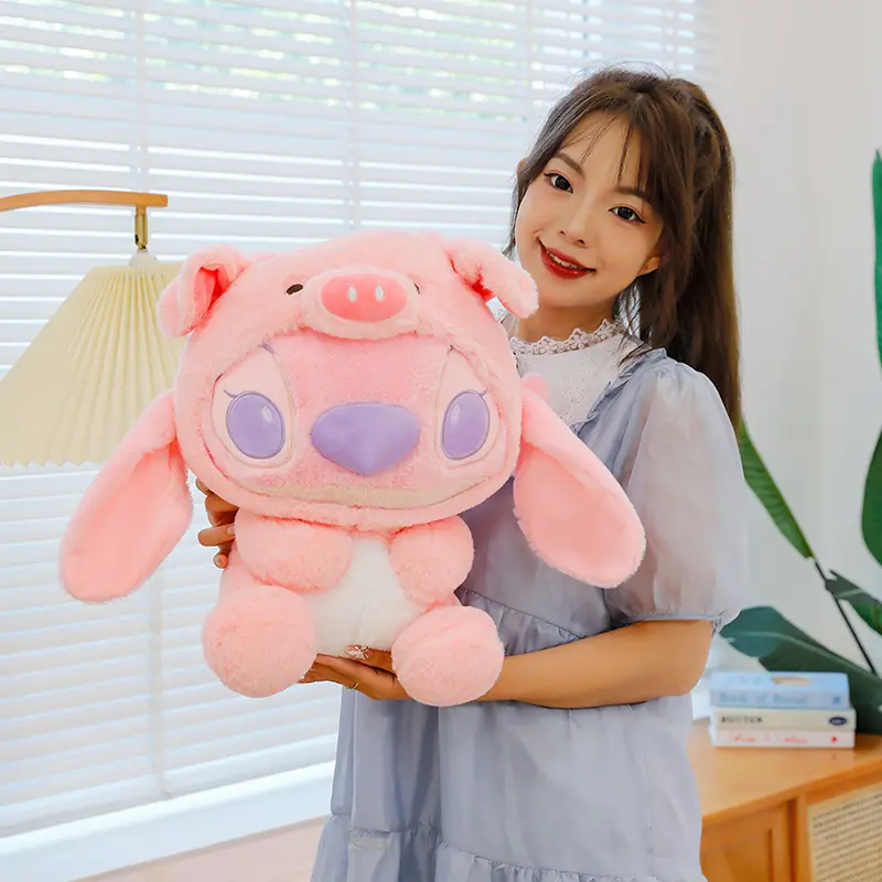 30cm Disney Lilo & Stitch Koala Stitch Sheep Angel Cartoon Plush Stuffed Toy Soft Throw Pillow Doll Room Decoration Holiday Gift