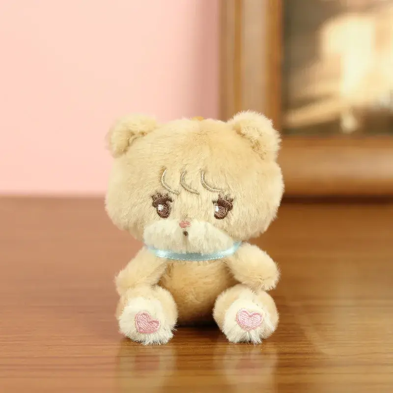 Cute Animal Soft stuffed  Kawaii Cartoon Plush Toys Keychain Plushies Doll Pendant Backpack Keyring Decoration Holiday Gifts