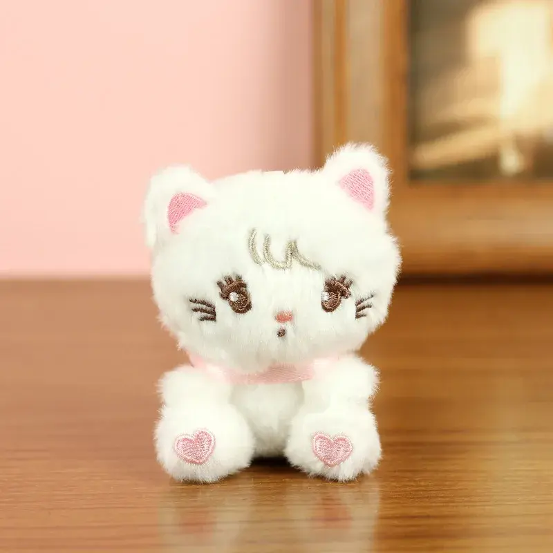 Cute Animal Soft stuffed  Kawaii Cartoon Plush Toys Keychain Plushies Doll Pendant Backpack Keyring Decoration Holiday Gifts