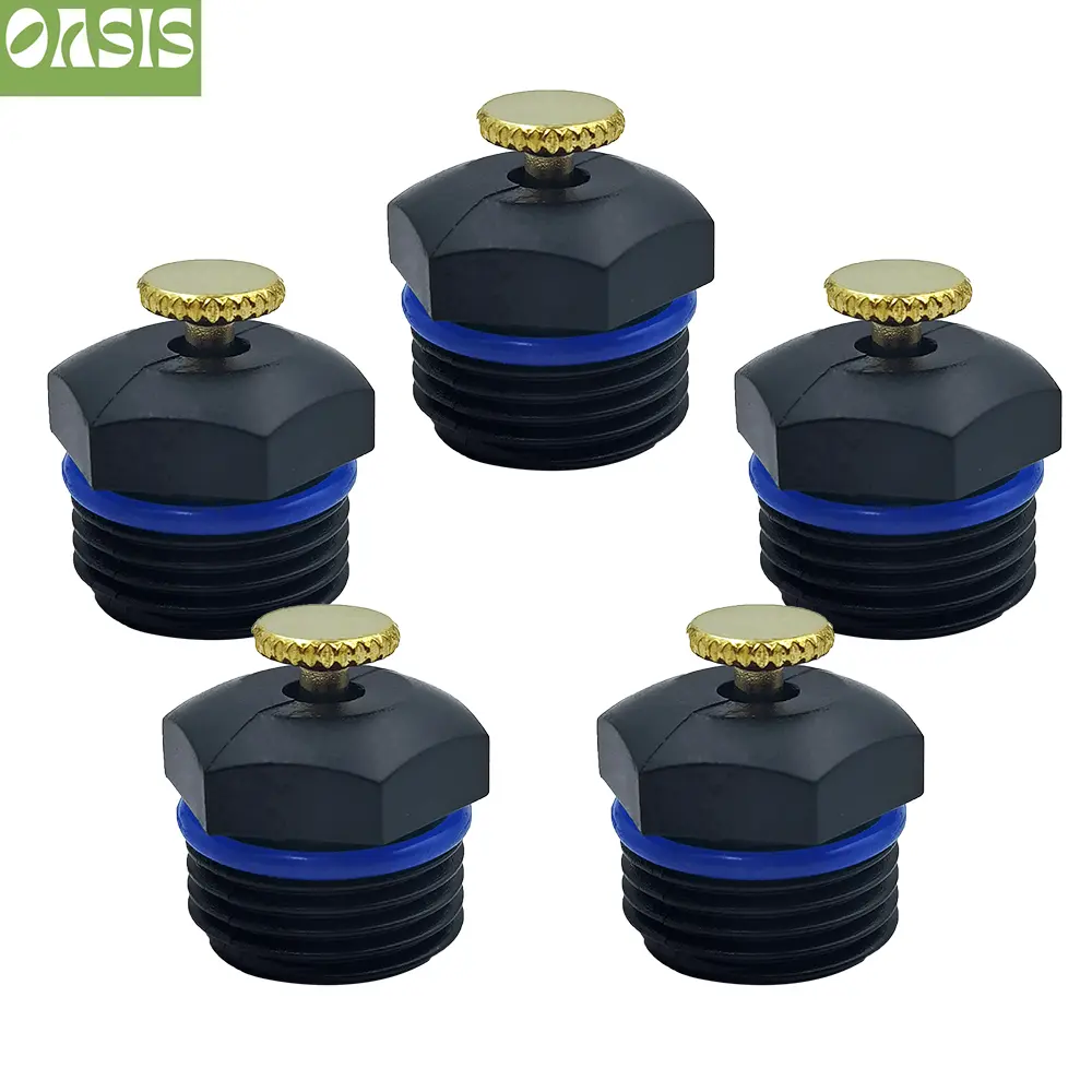 Oasis 5PCS 20mm Adjustable Watering Sprinkler 1/2'' Thread Spray Nozzle Garden Lawn Drip Irrigation System Kit Home Garden Tool