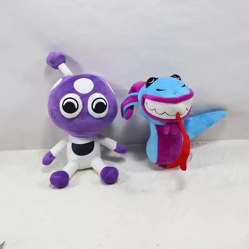 Garden Of Banban Flumbo Jester Sir Dadadoo Syringeon Plush Toy Blue New Garden Of Banban Evil Mascot Doll Ban Ban Stuffed Animal