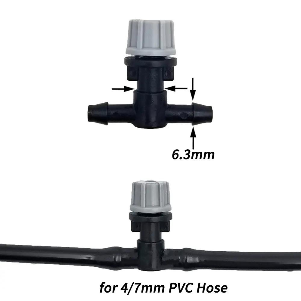 OAISI 20PCS Plasic Watering Irrigation Garden Misting Sprinkler Heads Nozzle w/ Tee joints for Misting Watering Irrigation