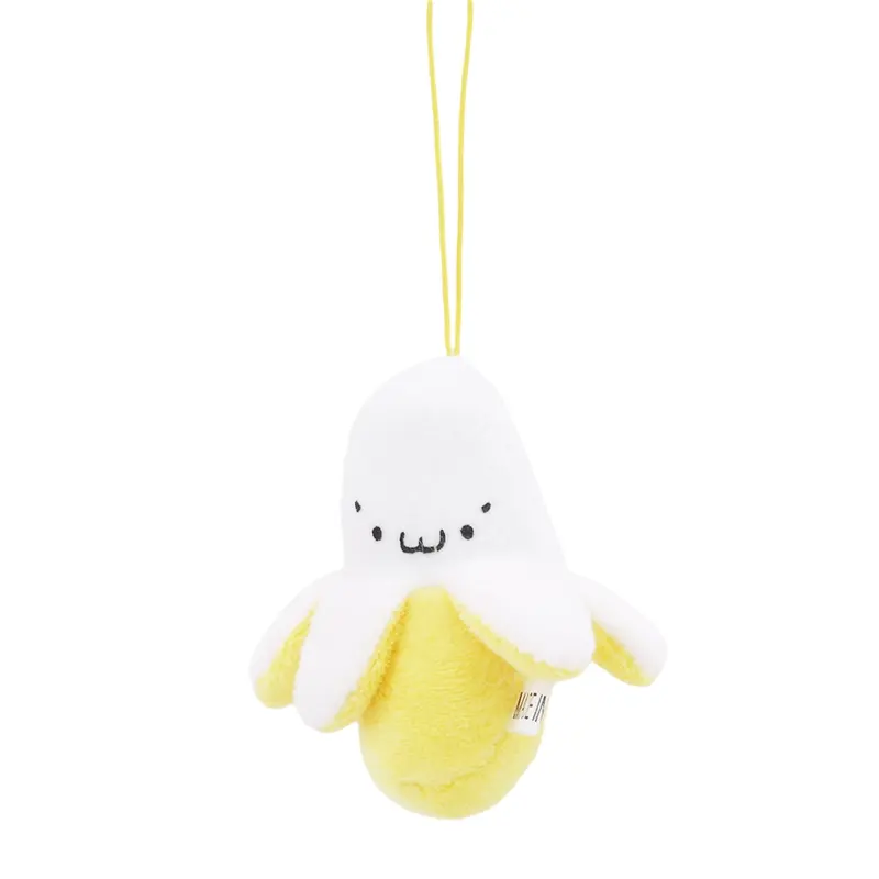1/5/10Pcs Banana Plush Toy Cute Little Yellow Banana Soft Plush Mobile Phone Pendant Christmas Anniversary Wedding Birthday Gift