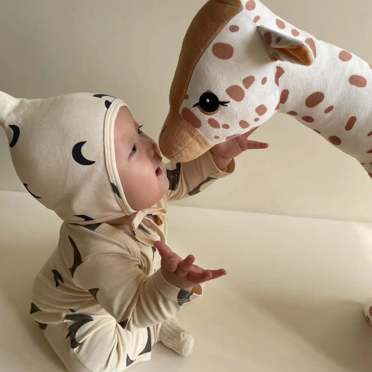 Children Plush Animal Doll Toys Big Size 40-85cm Plush Cartoon Doll Filling Sleep Cute Giraffe Baby Appease Plush Toys Gifts