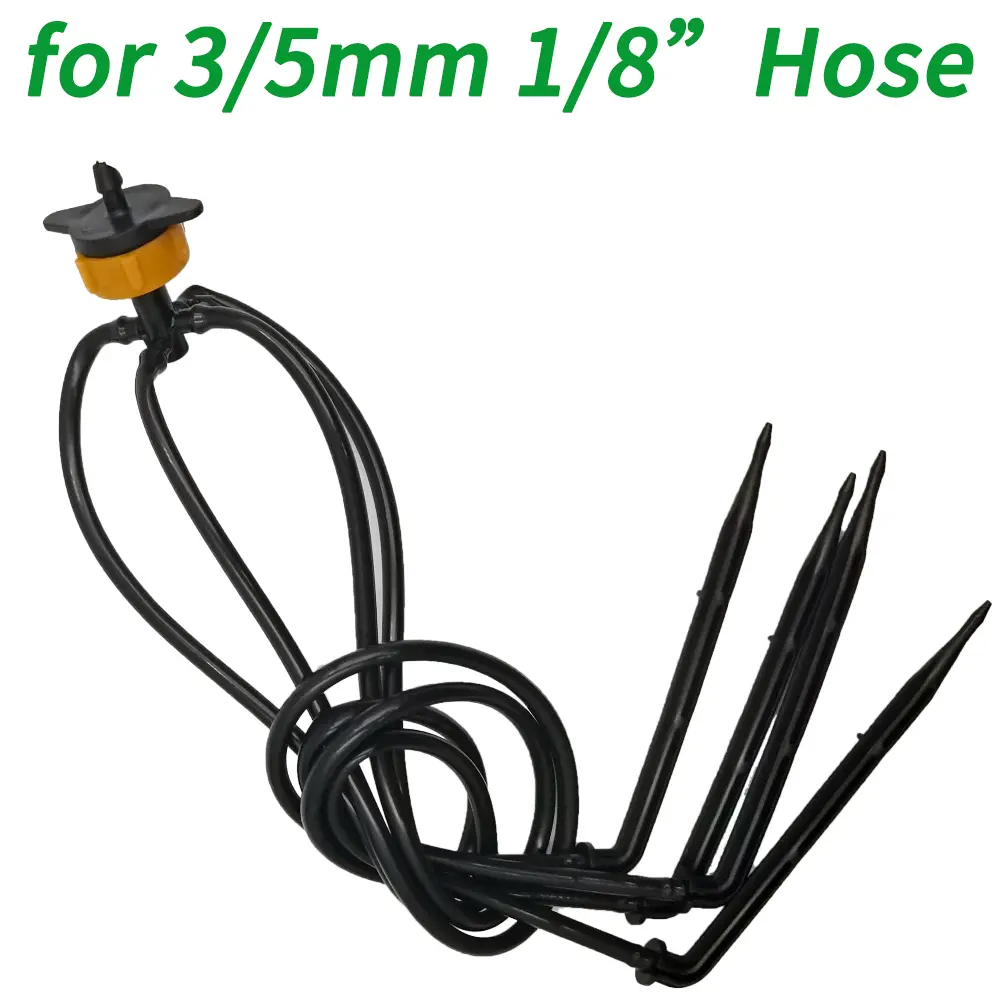 OASIS 25PCS Bend Arrow Dripper Micro Drip Irrigation Kit Emitters for 3/5mm Hose Garden Watering Saving Micro Dripper Greenhouse
